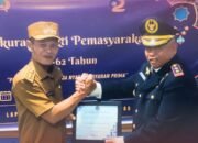 Lurah Pasar Surulangun Hadiri HBP ke-62 di Lapas Surulangun Rawas, Terima Penghargaan