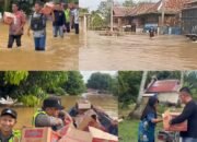 Polsek Muara Rupit Salurkan 40 Dus Mi Instan untuk Warga Terdampak Banjir di Desa Maur Baru