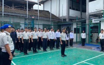 Lapas Kelas III Surulangun Rawas Gelar Razia Kamar Hunian dan Tes Urine Pegawai serta Warga Binaan