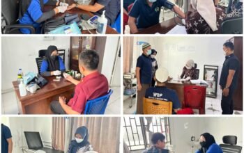 Lapas Kelas III Sarolangun Rawas Berikan Layanan Kesehatan Gratis bagi Warga Binaan Sambut Hari Bhakti Pemasyarakatan ke-62