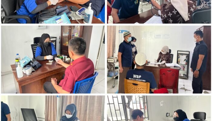 Lapas Kelas III Sarolangun Rawas Berikan Layanan Kesehatan Gratis bagi Warga Binaan Sambut Hari Bhakti Pemasyarakatan ke-62