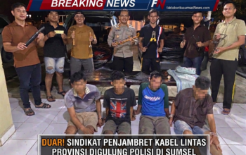 Komplotan Pencuri Kabel Lintas Provinsi di Gulung Tim LIBAS Polsek Rupit