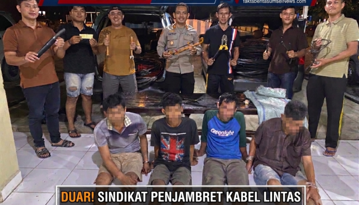 Komplotan Pencuri Kabel Lintas Provinsi di Gulung Tim LIBAS Polsek Rupit
