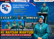 Ketua TP PKK Muratara Hadiri Puncak HKG PKK ke-54 di Makassar,Perkuat Sinergi Wujudkan Indonesia Emas 2045