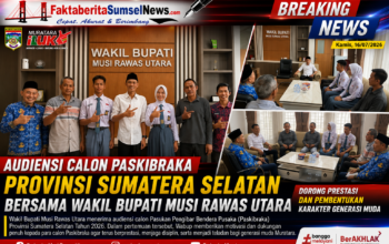 Wakil Bupati Muratara Beri Motivasi Dua Calon Paskibraka Sumsel 2026,Siap Harumkan Nama Daerah