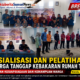 Camat Rawas Ulu Ikuti Sosialisasi dan Pelatihan Keluarga Tanggap Kebakaran Rumah Tangga