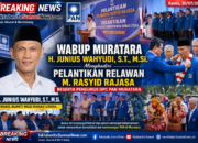 Wabup Muratara H.Junius Wahyudi Hadiri Pelantikan Relawan dan Pengurus DPC PAN,Sekaligus Peresmian Rumah PAN