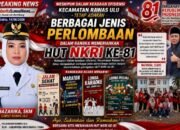 Kecamatan Rawas Ulu Tetap Semarakkan HUT NKRI ke 81 Meski Dalam Efisiensi