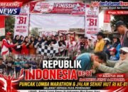 360an Peserta Ikuti Maraton dan Jalan Sehat HUT NKRI ke-81 di Rawas Ulu