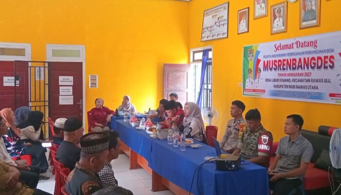 Pemdes lubuk Kemang Gelar Musrenbangdes,Untuk Pembangunan Tahun Anggaran 2027