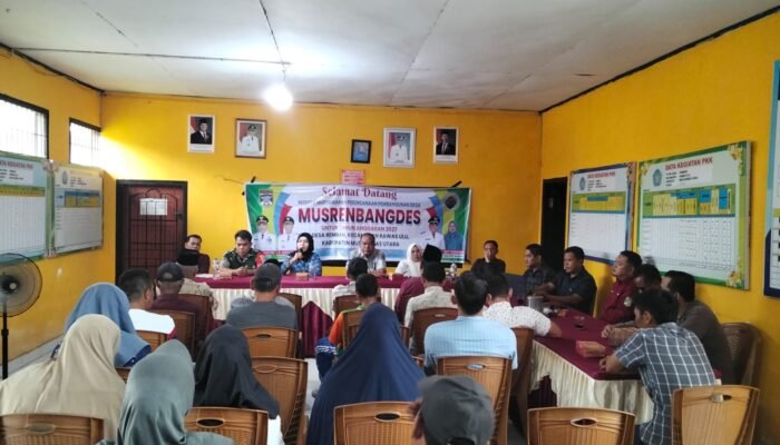 Dari 25 Usulan Dibahas,7 Jadi Prioritas Pada Musrenbangdes RKPD Tahun 2027.