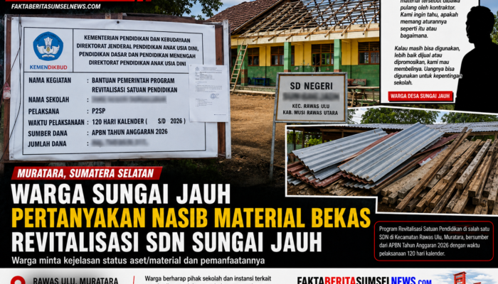 Terima Bantuan Revitalisasi,Oknum Kepala Sekolah Tertutup Dan Alergi Terhadap Wartawan
