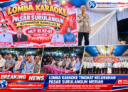 Pembukaan Lomba Karaoke Kelurahan Pasar Surulangun Berlangsung Meriah,30 Peserta dari 15 RT Adu Bakat