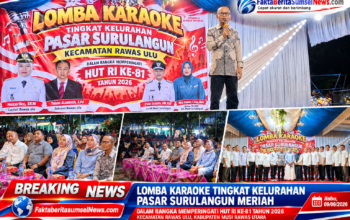 Pembukaan Lomba Karaoke Kelurahan Pasar Surulangun Berlangsung Meriah,30 Peserta dari 15 RT Adu Bakat