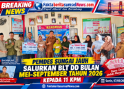 Pemdes Sungai Jauh Salurkan BLT Dana Desa Mei-September 2026 kepada 11 KPM