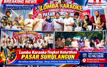 Rangkaian HUT NKRI ke-81 Kelurahan Pasar Surulangun Resmi Ditutup,Hamzah Raih Juara 1 Karaoke