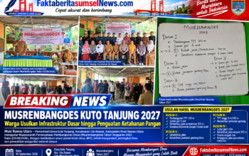 Musrenbangdes Kuto Tanjung 2027,Warga Usulkan Perbaikan Infrastruktur hingga Penguatan Ketahanan Pangan